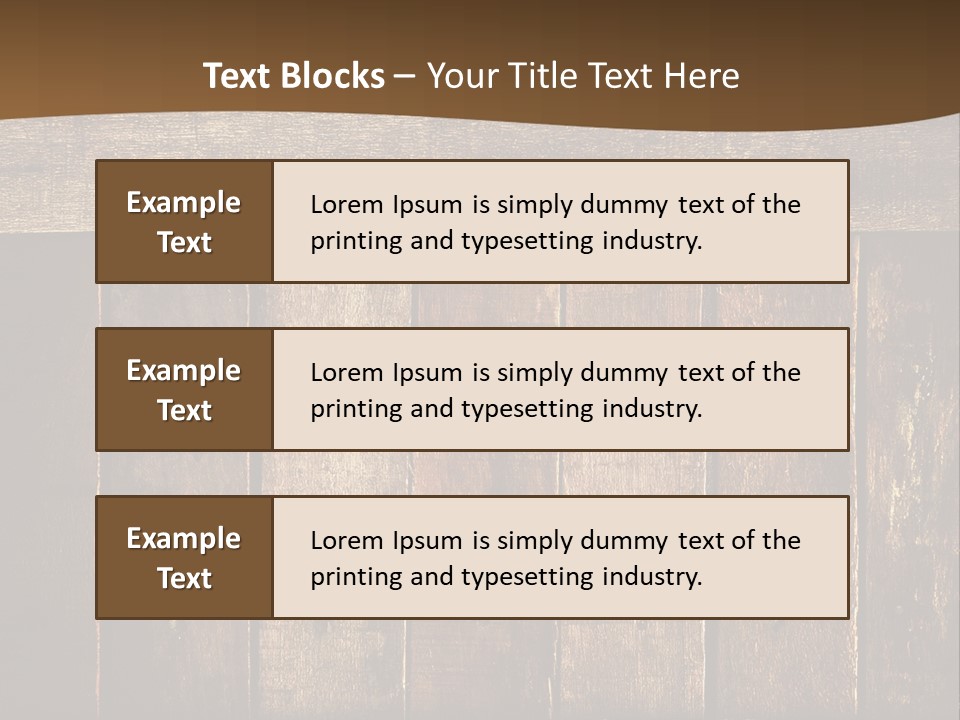 Old Wood PowerPoint Template