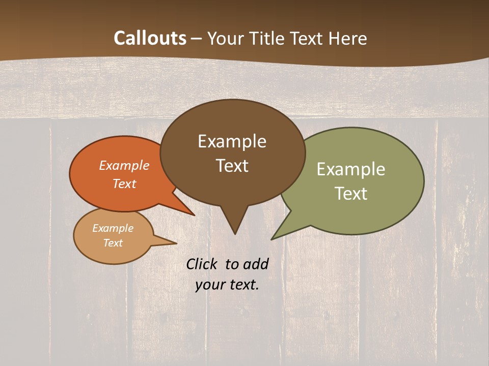 Old Wood PowerPoint Template