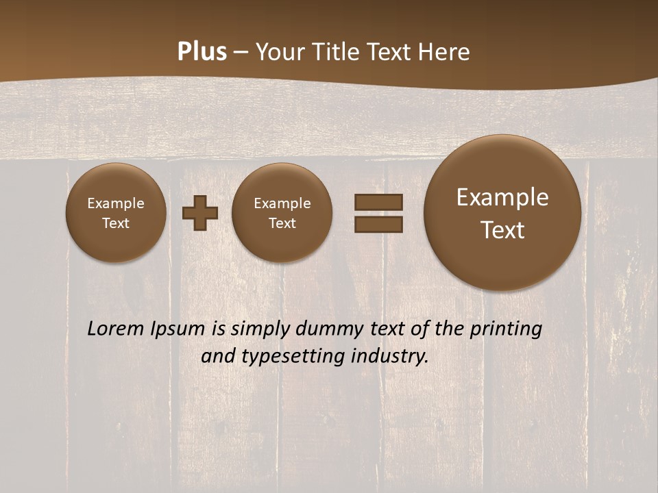 Old Wood PowerPoint Template
