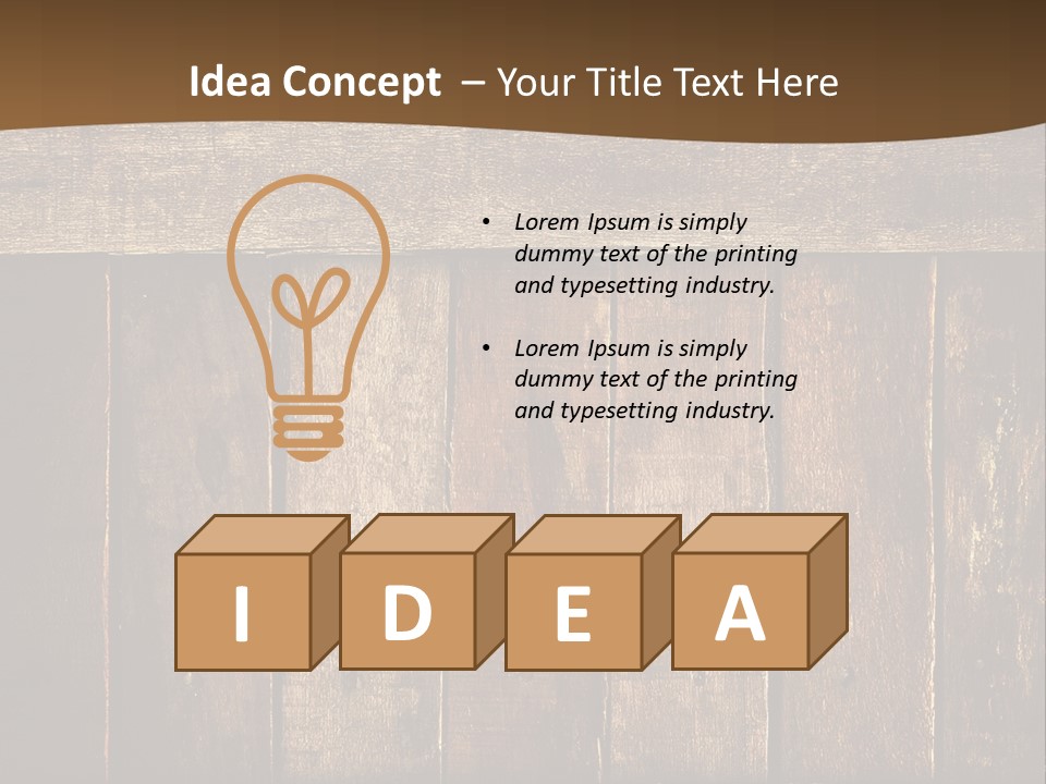 Old Wood PowerPoint Template