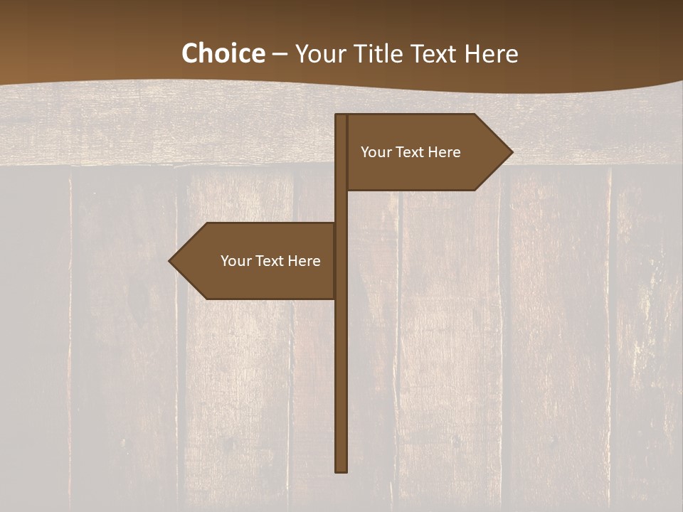 Old Wood PowerPoint Template