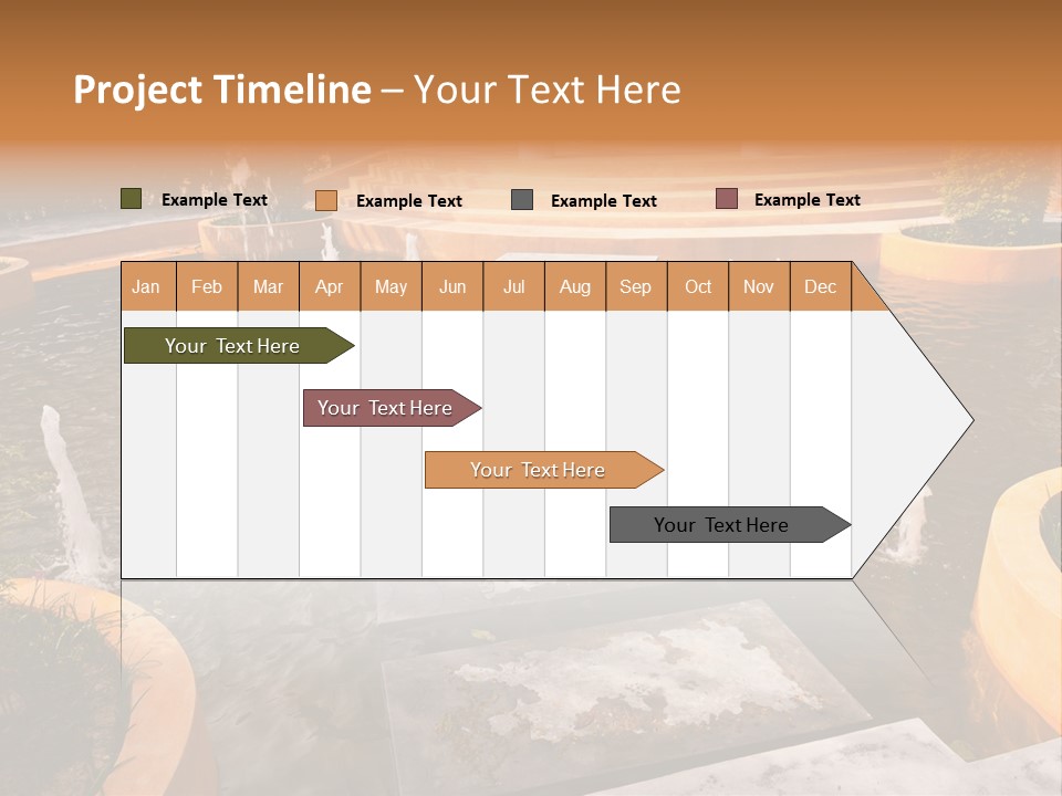 Water Fountains Psd PowerPoint Template