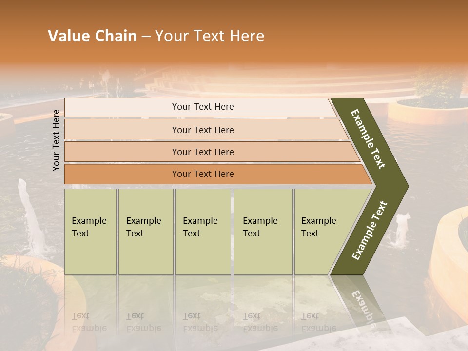 Water Fountains Psd PowerPoint Template