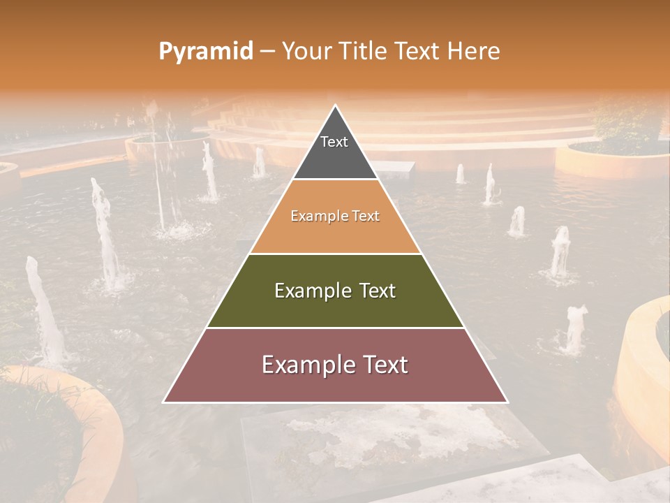 Water Fountains Psd PowerPoint Template