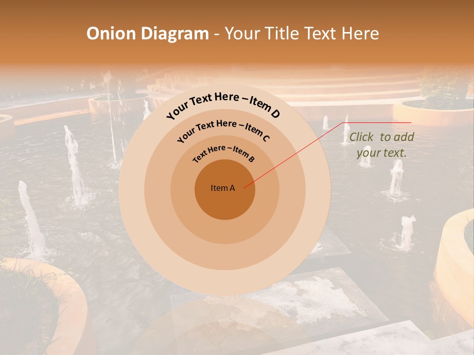 Water Fountains Psd PowerPoint Template