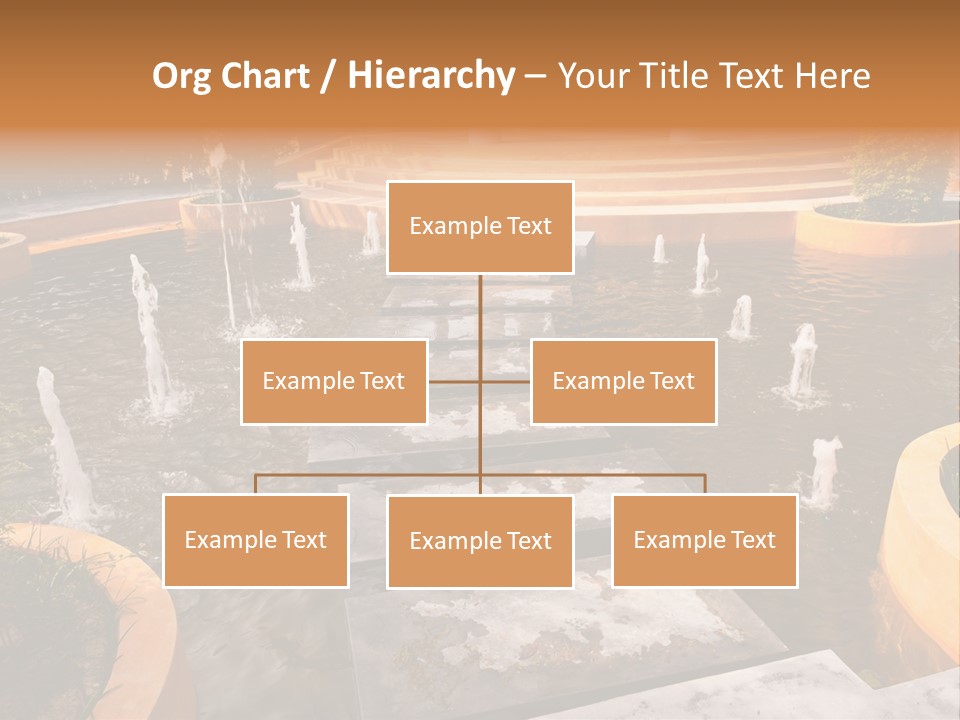 Water Fountains Psd PowerPoint Template