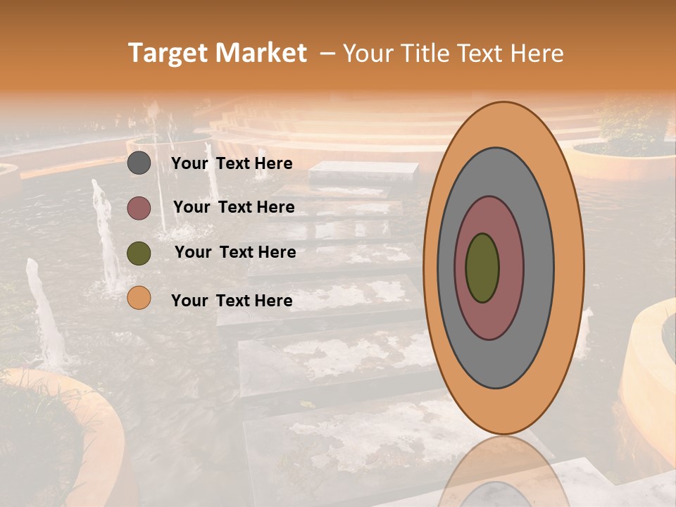 Water Fountains Psd PowerPoint Template