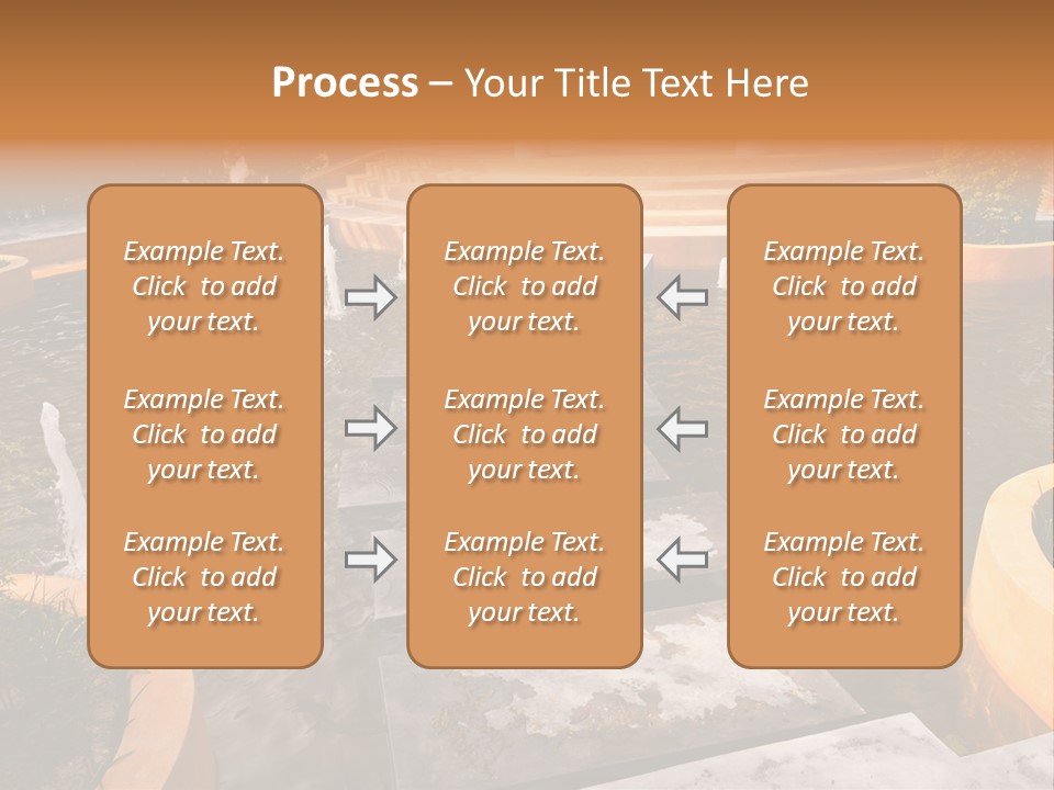 Water Fountains Psd PowerPoint Template