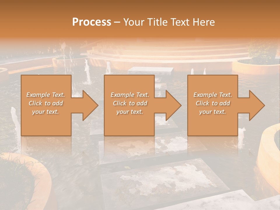 Water Fountains Psd PowerPoint Template