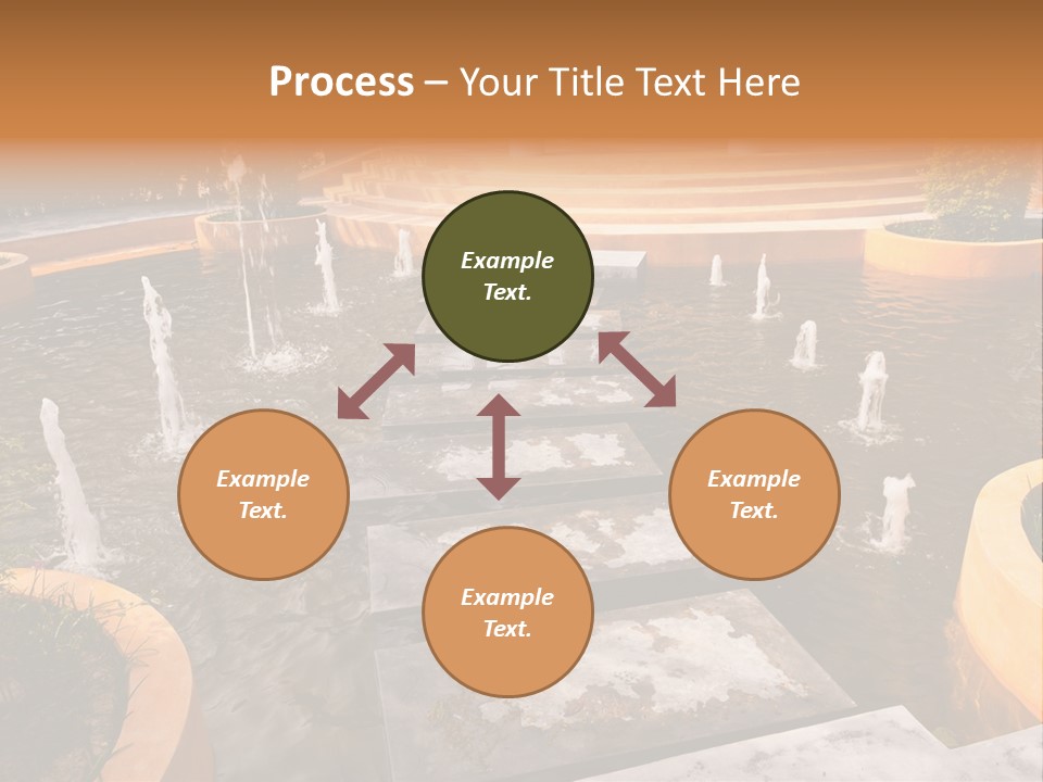 Water Fountains Psd PowerPoint Template
