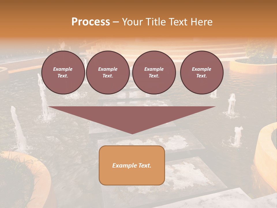 Water Fountains Psd PowerPoint Template