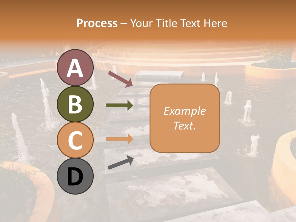 Water Fountains Psd PowerPoint Template