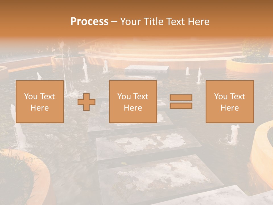 Water Fountains Psd PowerPoint Template
