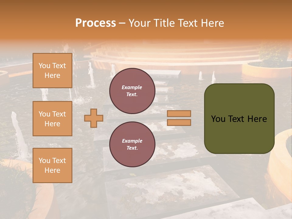 Water Fountains Psd PowerPoint Template