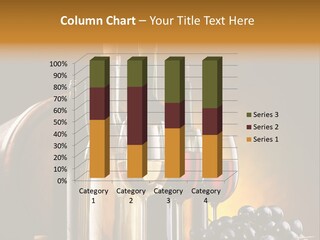 Wine Bottles And Glasses PowerPoint Template