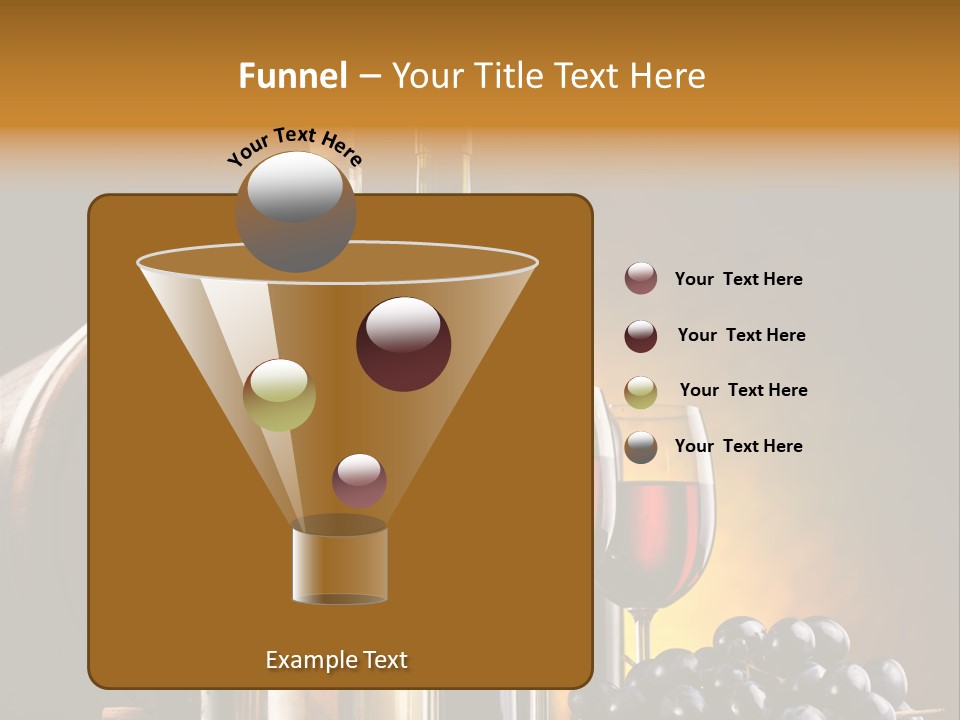 Wine Bottles And Glasses PowerPoint Template