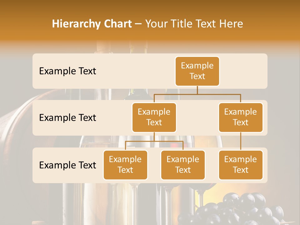 Wine Bottles And Glasses PowerPoint Template