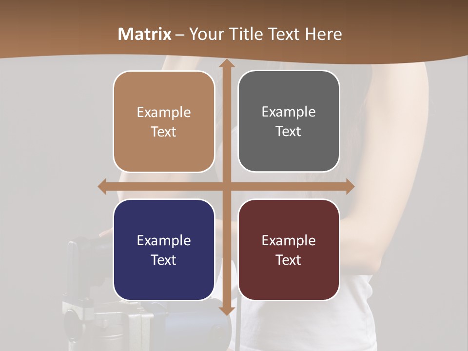Woman Construction PowerPoint Template