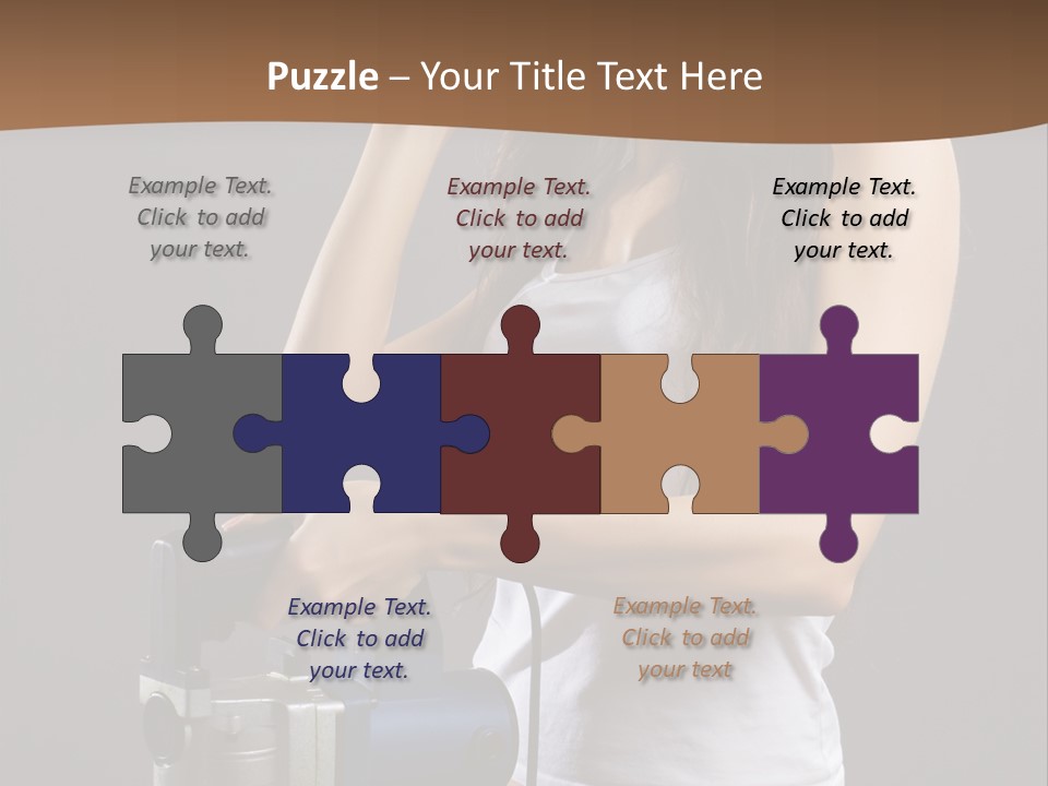 Woman Construction PowerPoint Template