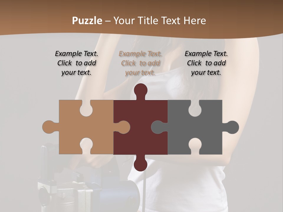 Woman Construction PowerPoint Template