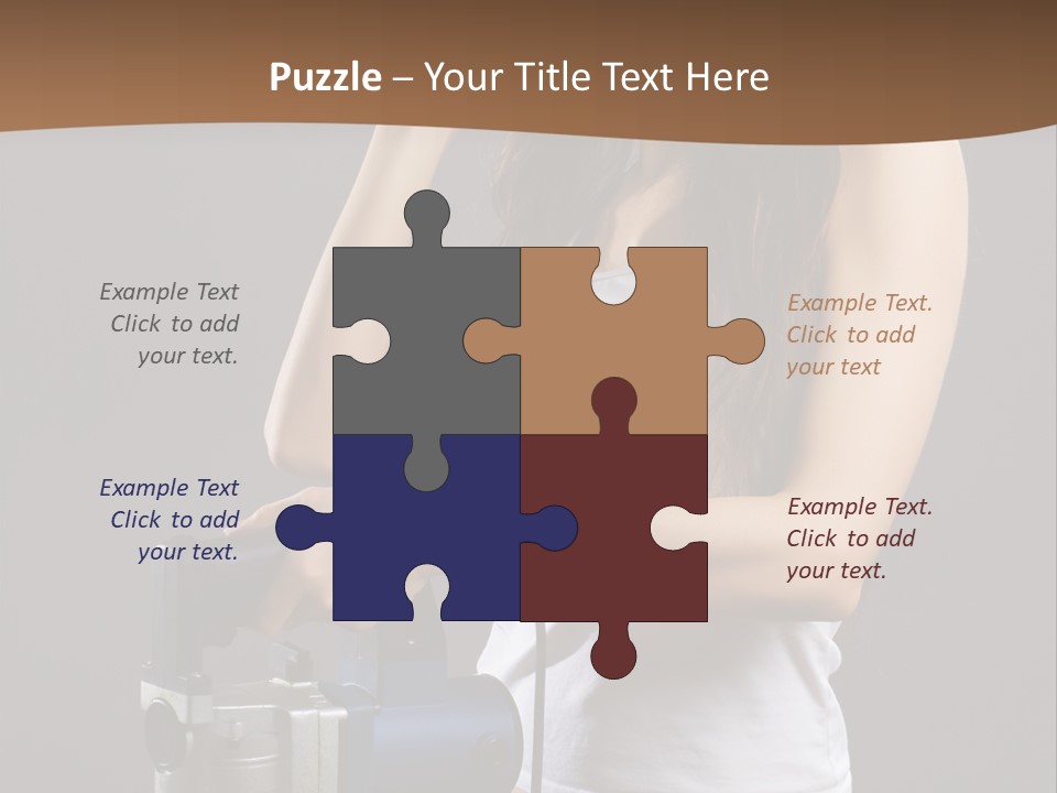Woman Construction PowerPoint Template