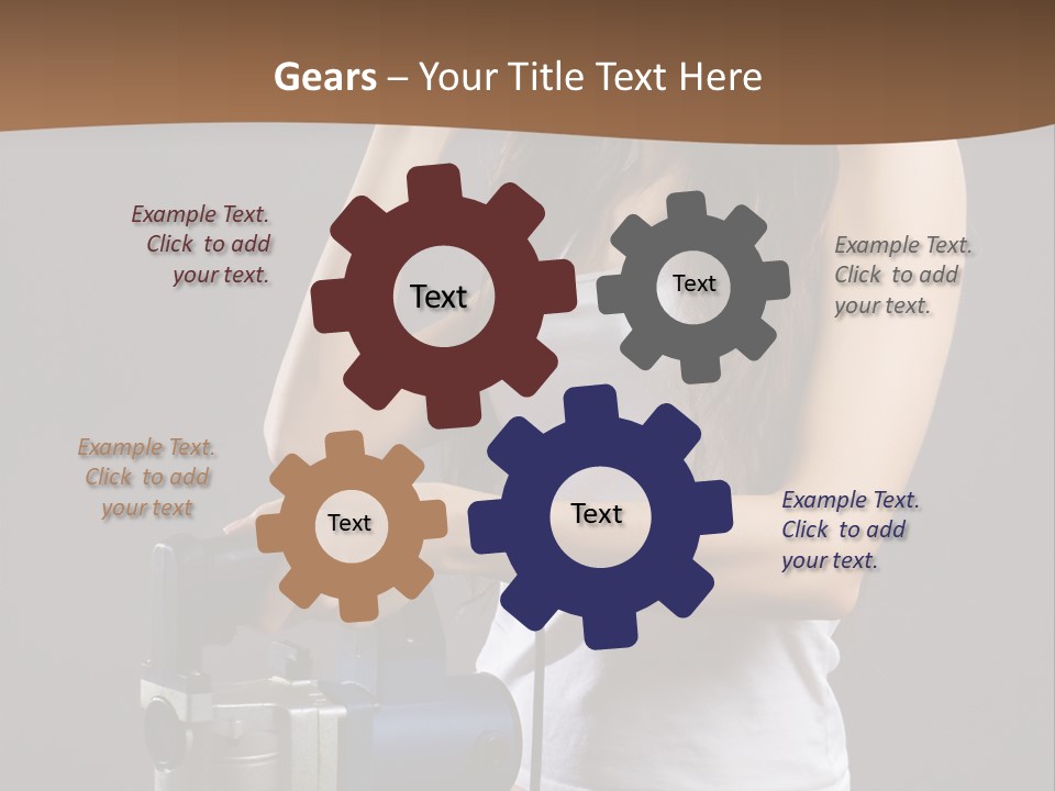 Woman Construction PowerPoint Template