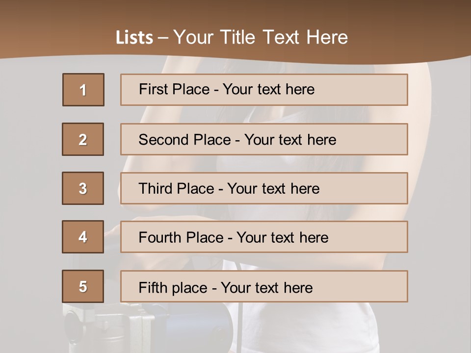 Woman Construction PowerPoint Template