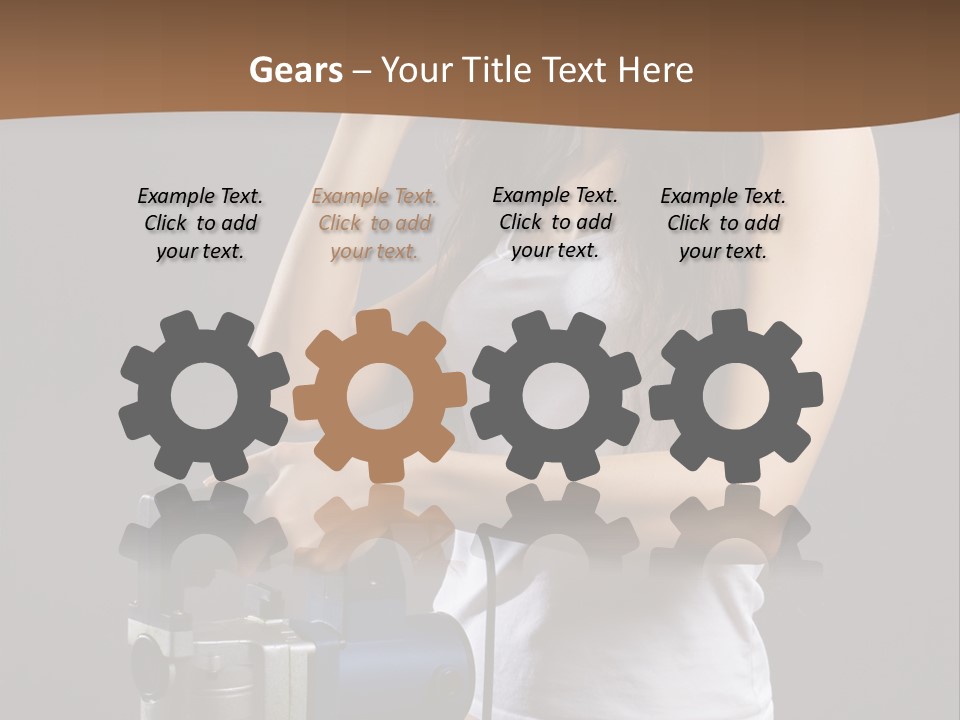 Woman Construction PowerPoint Template