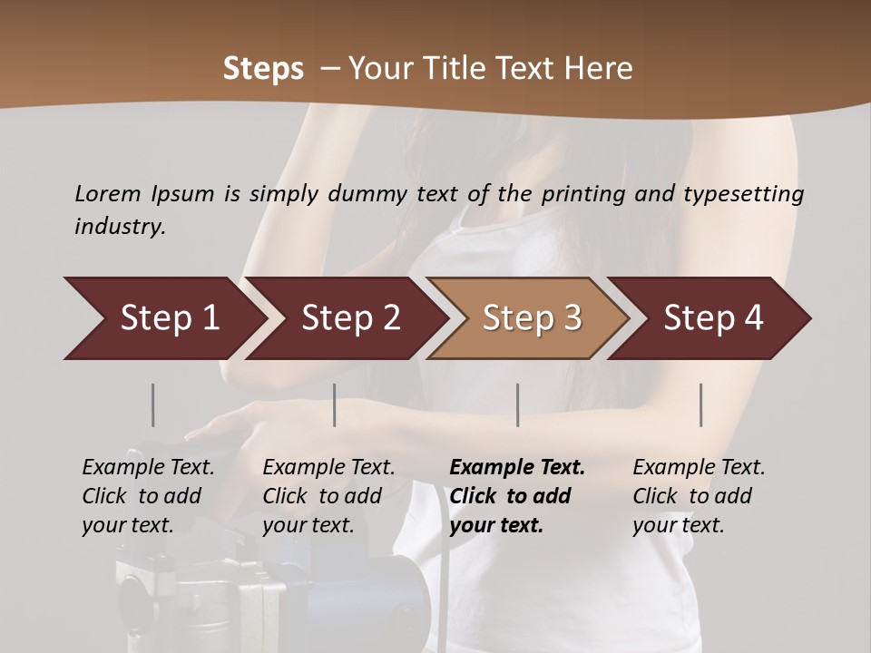 Woman Construction PowerPoint Template