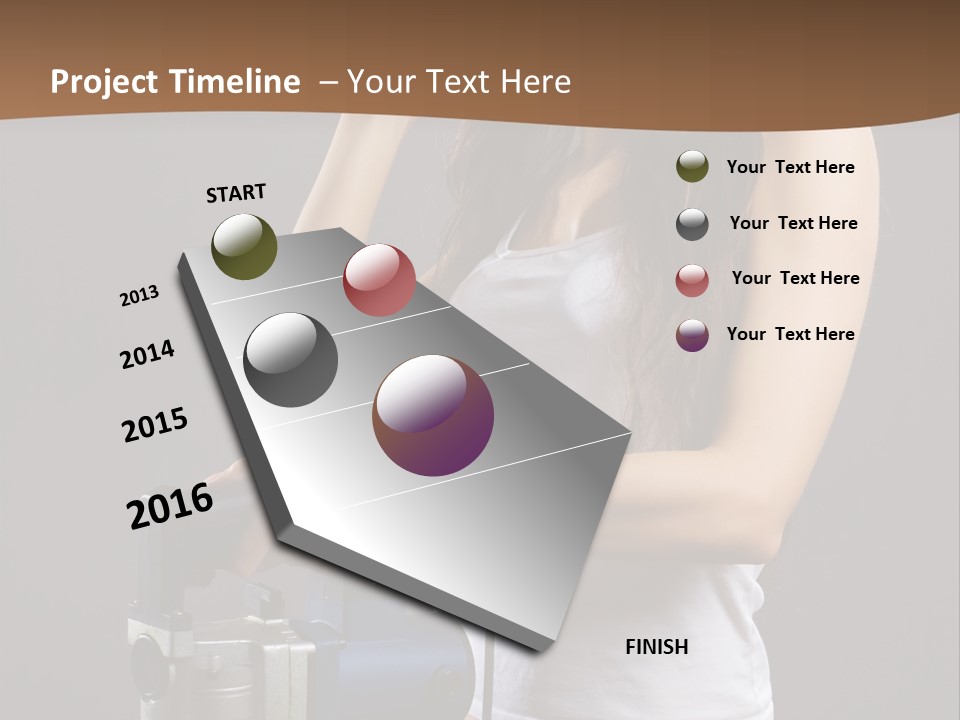 Woman Construction PowerPoint Template