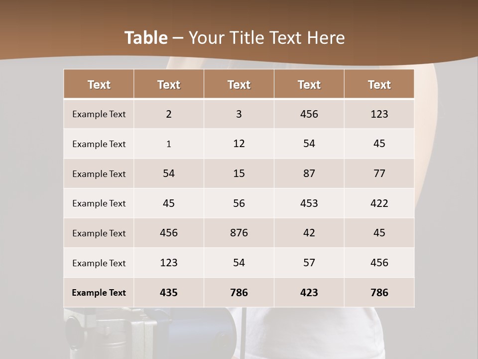 Woman Construction PowerPoint Template