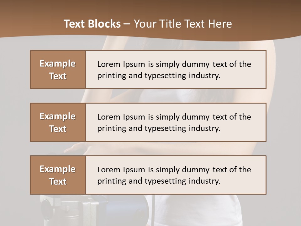 Woman Construction PowerPoint Template