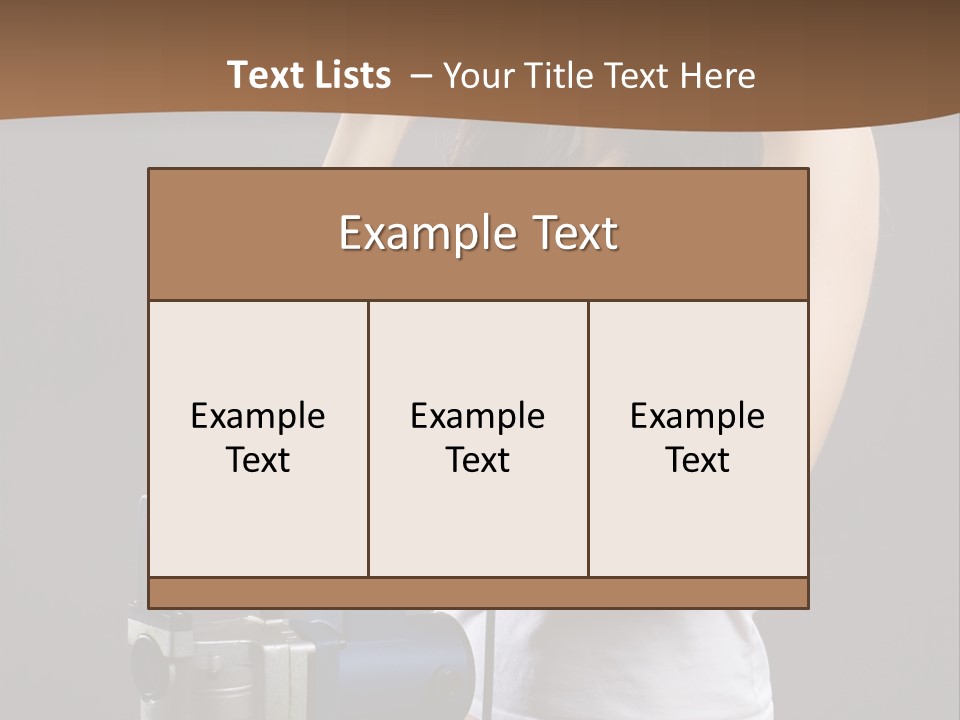 Woman Construction PowerPoint Template