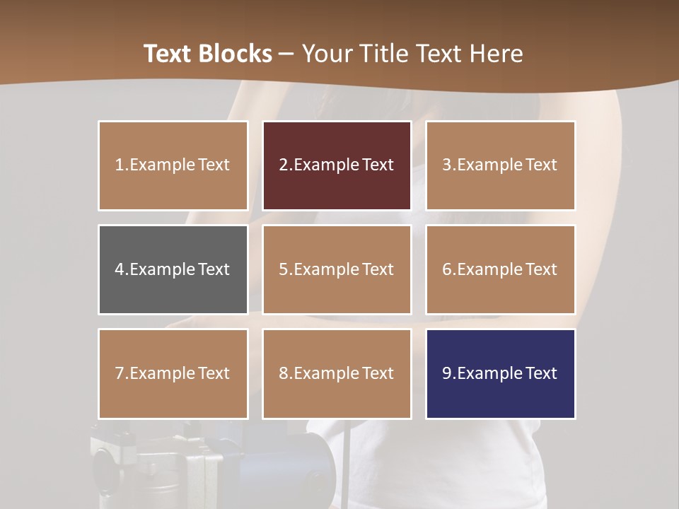 Woman Construction PowerPoint Template