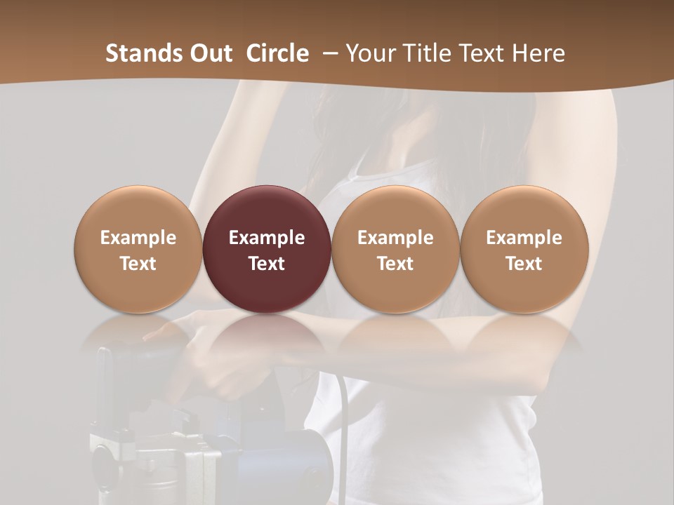 Woman Construction PowerPoint Template