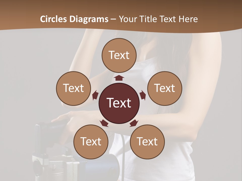 Woman Construction PowerPoint Template