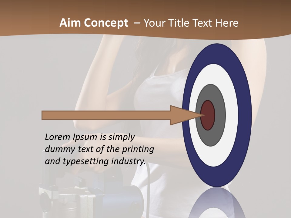 Woman Construction PowerPoint Template