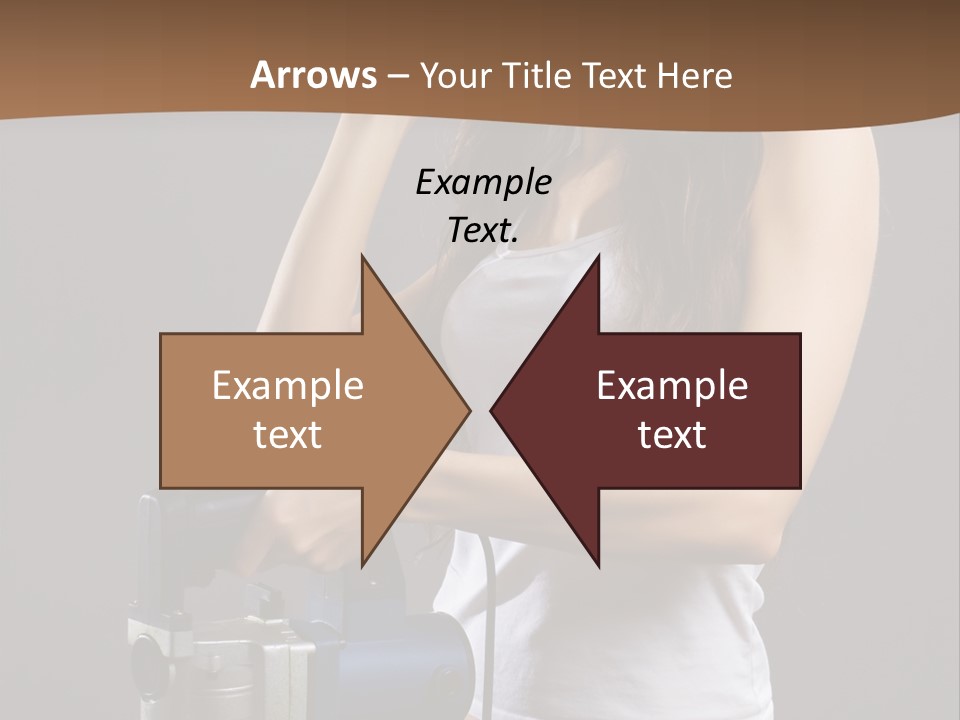 Woman Construction PowerPoint Template