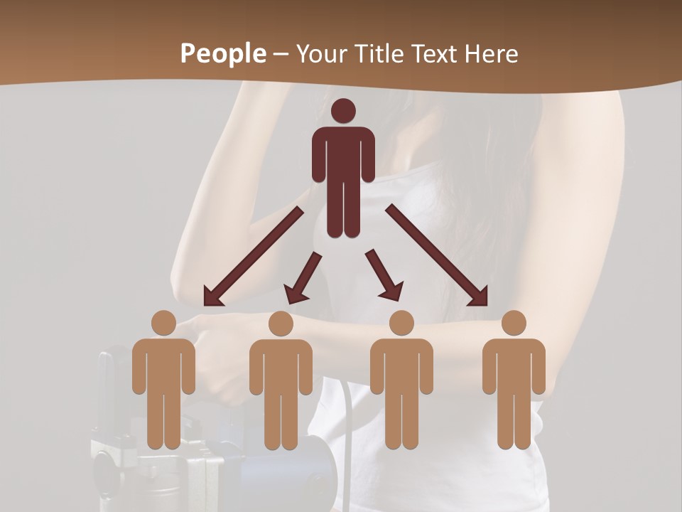 Woman Construction PowerPoint Template