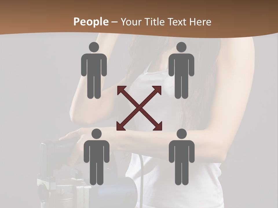 Woman Construction PowerPoint Template