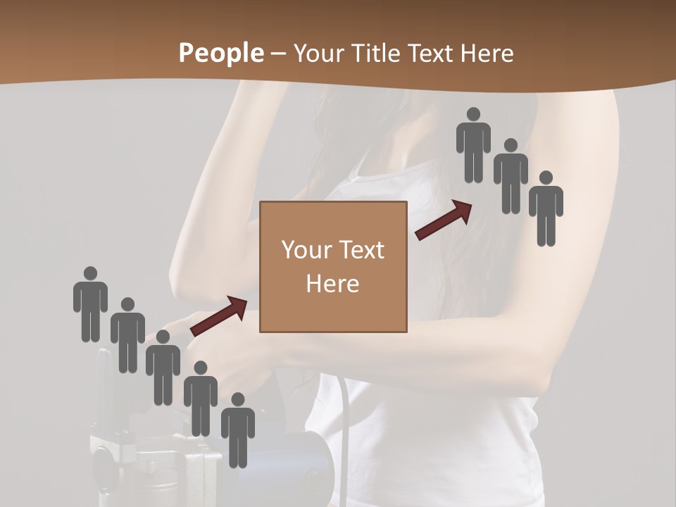 Woman Construction PowerPoint Template