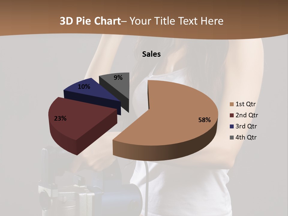 Woman Construction PowerPoint Template