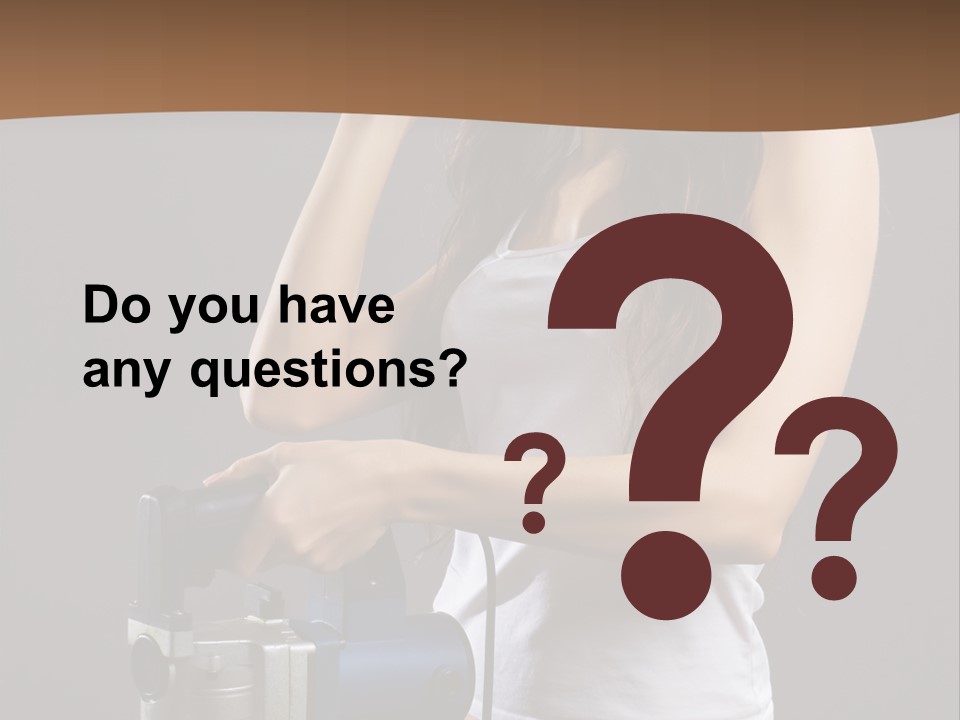 Woman Construction PowerPoint Template