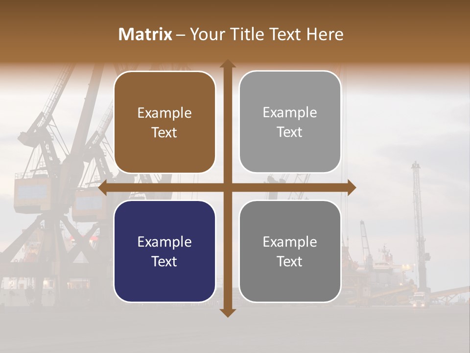 Fish Wheat Industry PowerPoint Template