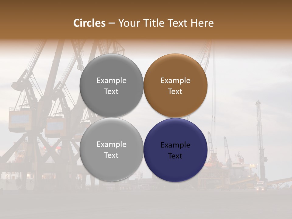 Fish Wheat Industry PowerPoint Template