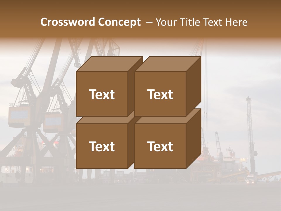 Fish Wheat Industry PowerPoint Template