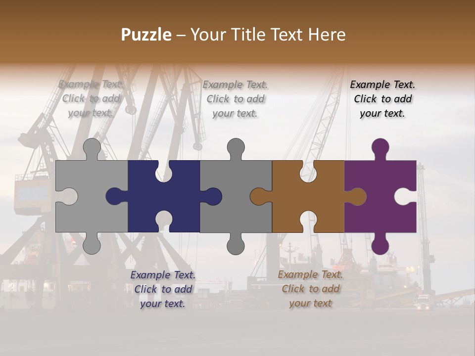 Fish Wheat Industry PowerPoint Template