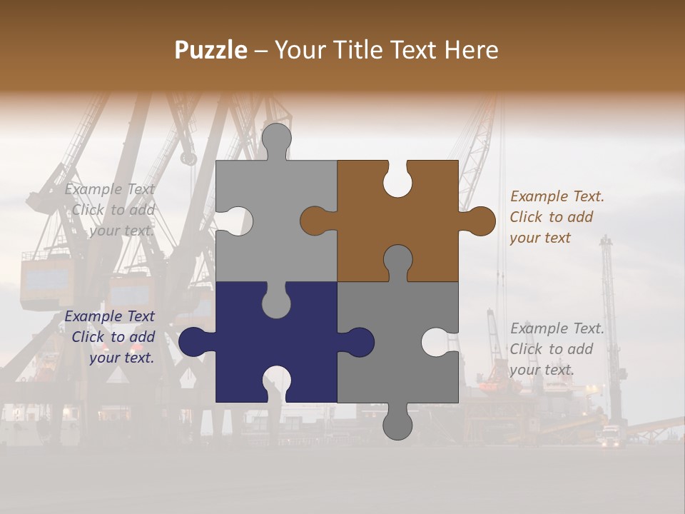 Fish Wheat Industry PowerPoint Template