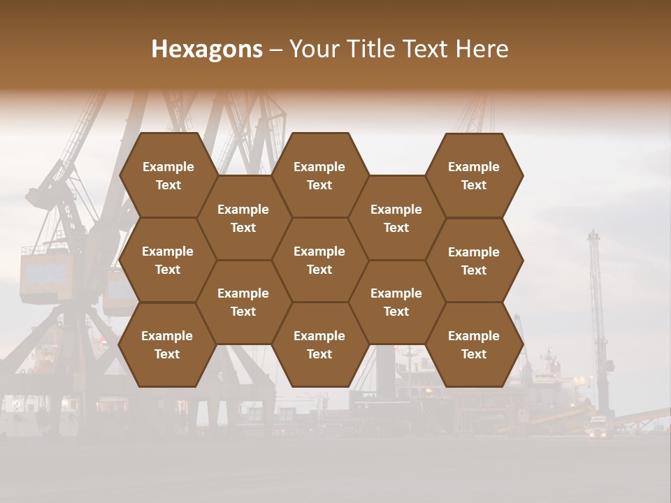 Fish Wheat Industry PowerPoint Template