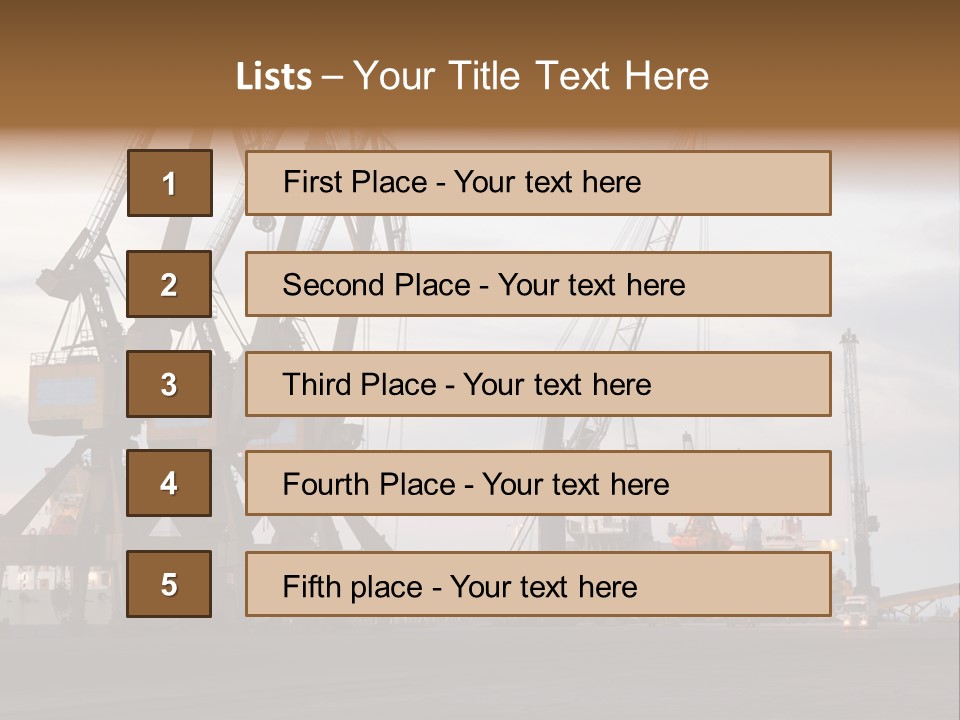 Fish Wheat Industry PowerPoint Template